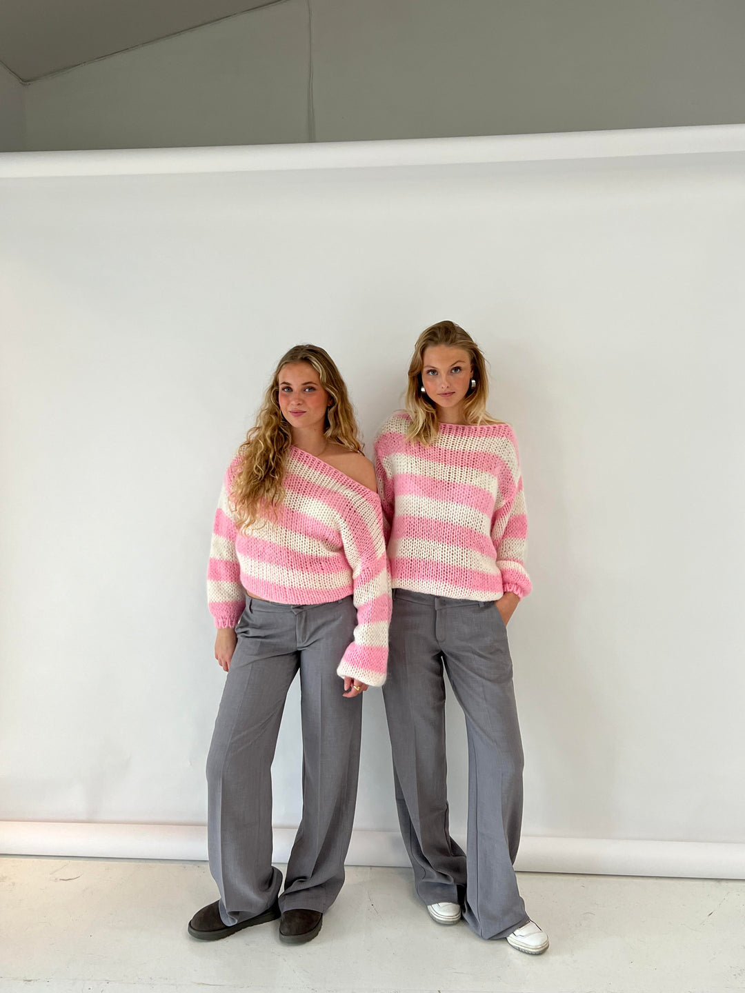 Trendy Knitted Women's Sweater - Aurelia-Blue-XS/S-State of Style