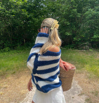Trendy Knitted Women's Sweater - Aurelia-Blue-XS/S-State of Style