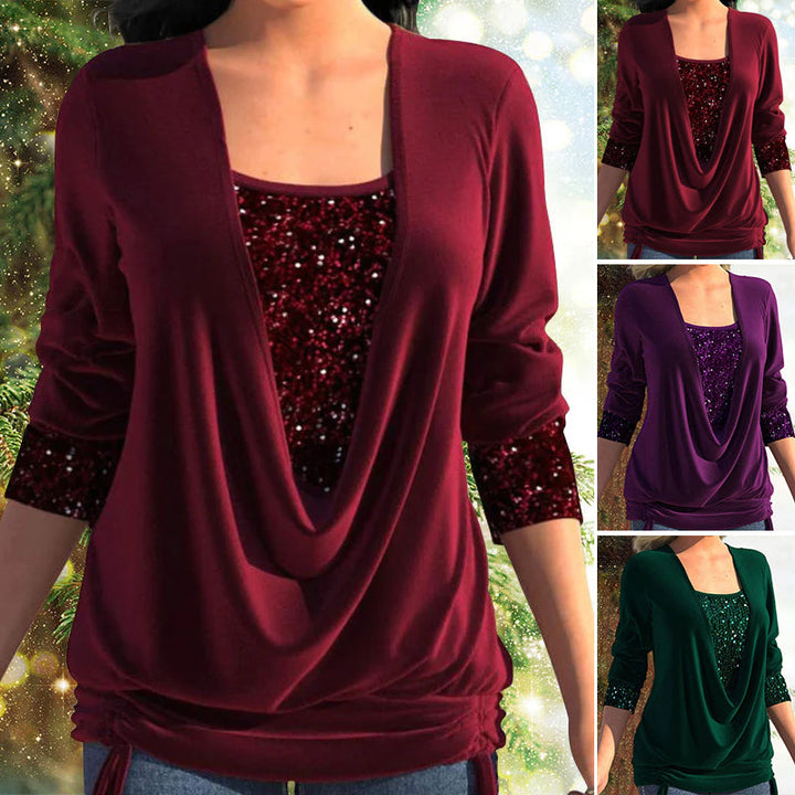 Trendy Ladies Blouse – Elin-Red-S-State of Style
