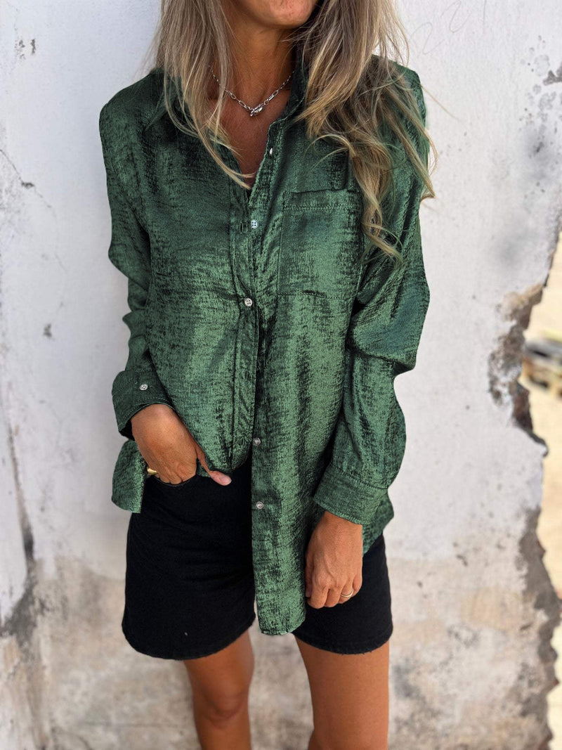 Trendy Ladies Blouse - Evelyn-Green-S-State of Style