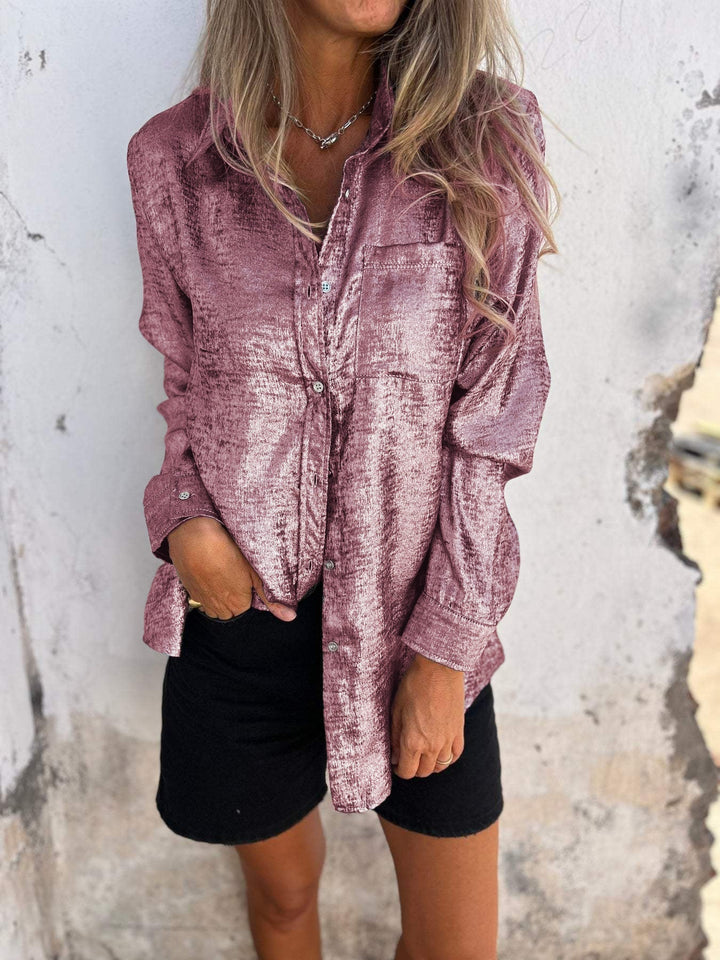 Trendy Ladies Blouse - Evelyn-Pink-S-State of Style