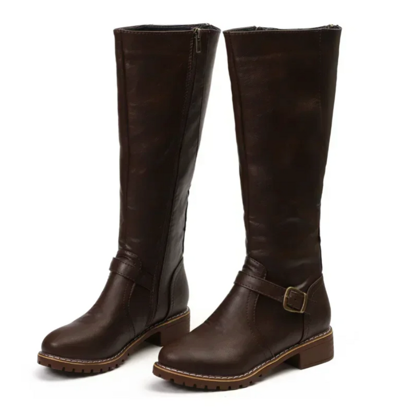Trendy Ladies Boots - Emma-Brown-3.5-State of Style