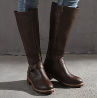 Trendy Ladies Boots - Emma-Dark Brown-3.5-State of Style