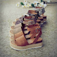 Trendy Ladies Espadrille Summer Sandals - Liv-Black-35-State of Style
