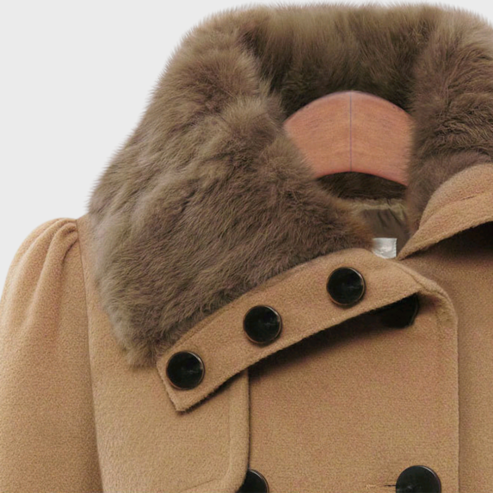 Trendy Ladies' Jacket - BellaVogue-Khaki-S-State of Style