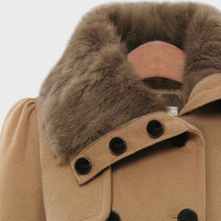 Trendy Ladies' Jacket - BellaVogue-Khaki-S-State of Style
