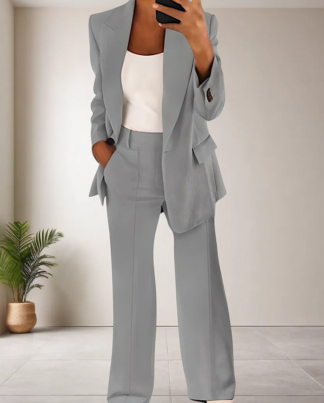 Trendy Ladies Jumpsuit - Isabella-Grey-S-State of Style