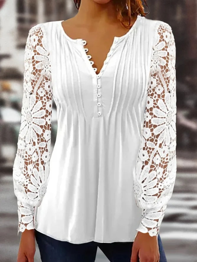 Trendy Ladies Long Sleeve in Solid Colour - AutumnGrace-S-State of Style