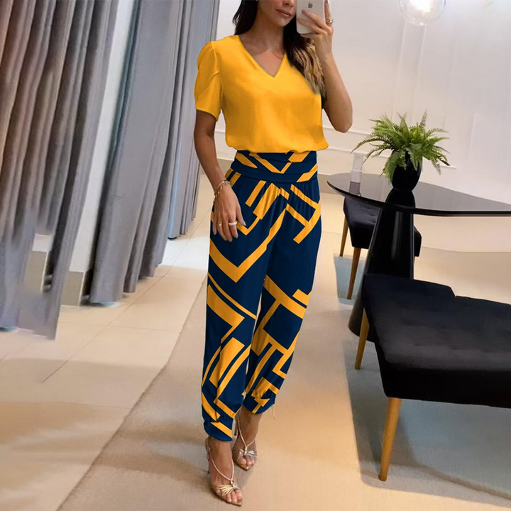 Trendy Ladies Outfit - Viviana-Yellow-S-State of Style
