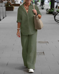 Trendy Ladies Summer Trousers - Noa-Grey-S-State of Style
