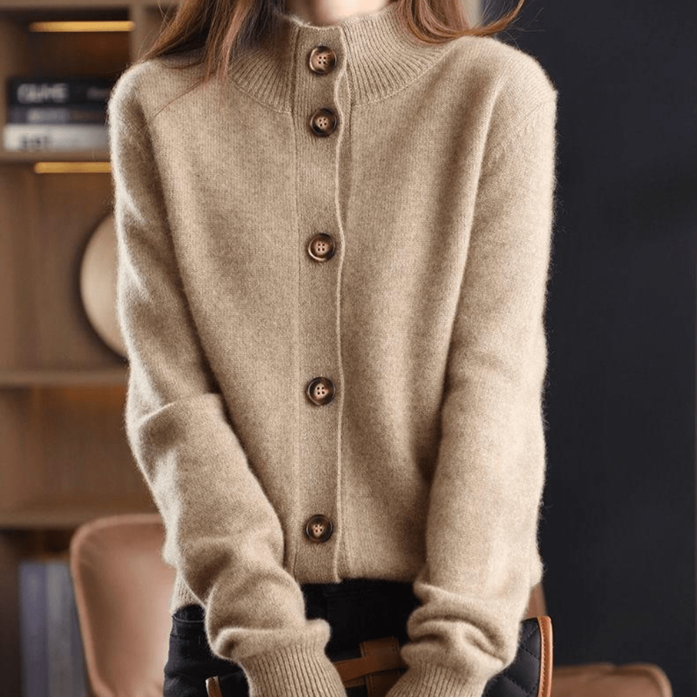 Trendy Ladies Sweater - Livia-Beige-XS-State of Style