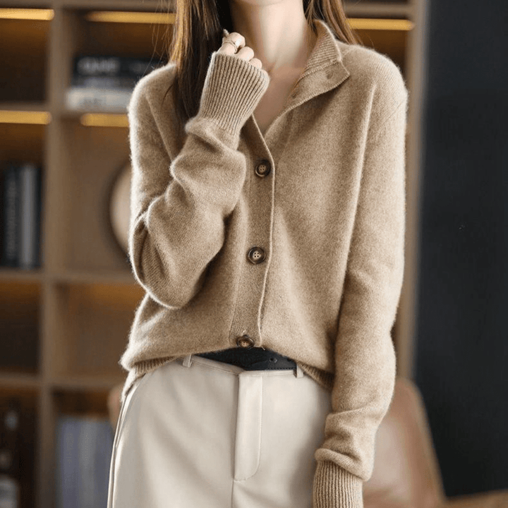 Trendy Ladies Sweater - Livia-Khaki-XS-State of Style