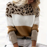 Trendy Leopard Print Sweater - Laura-Brown-S-State of Style
