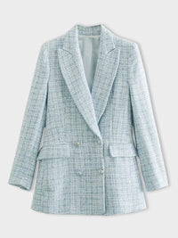 Trendy Light Blue Women's Blazer - Elena-XS-State of Style