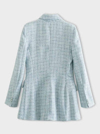Trendy Light Blue Women's Blazer - Elena-XS-State of Style