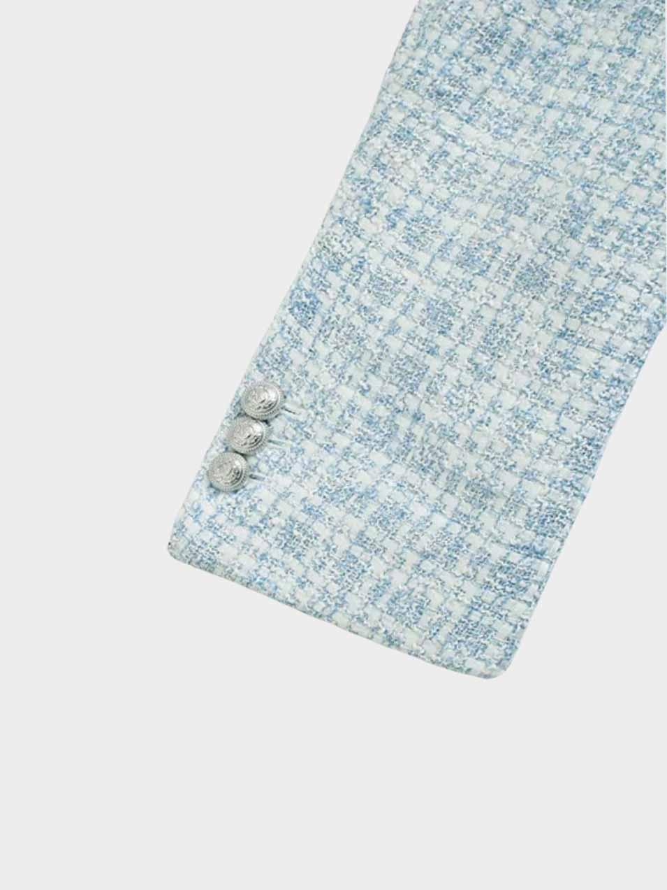 Trendy Light Blue Women's Blazer - Elena-XS-State of Style