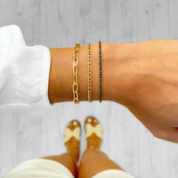 Trendy Link Bracelet - Lucia-Gold-State of Style