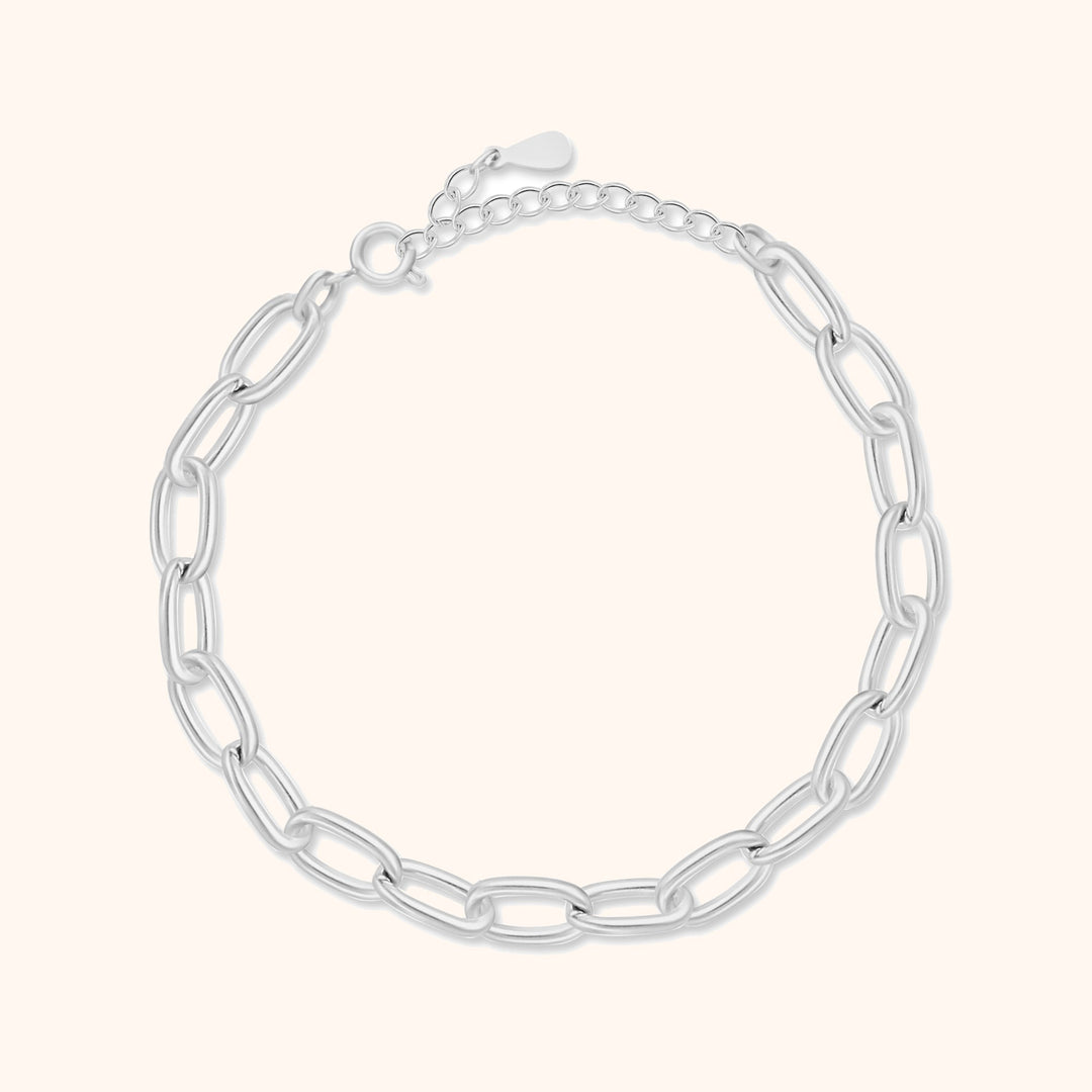 Trendy Link Bracelet - Lucia-Silver-State of Style