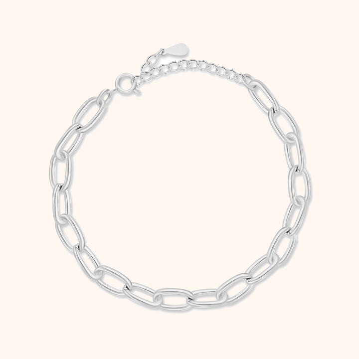 Trendy Link Bracelet - Lucia-Silver-State of Style