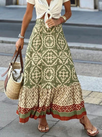 Trendy Long Skirt with Ruffles - Amara-Black-S-State of Style