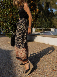 Trendy Long Skirt with Ruffles - Amara-Black-S-State of Style