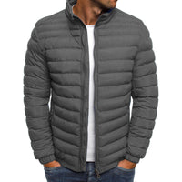 Trendy Luxe Men’s Down Jacket - Xander-Gray-S-State of Style