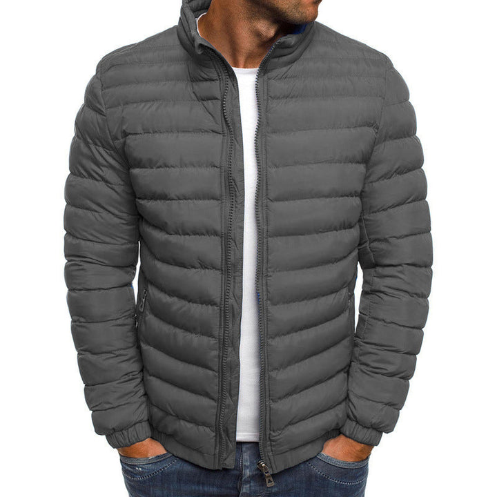 Trendy Luxe Men’s Down Jacket - Xander-Gray-S-State of Style