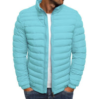 Trendy Luxe Men’s Down Jacket - Xander-Light Blue-S-State of Style