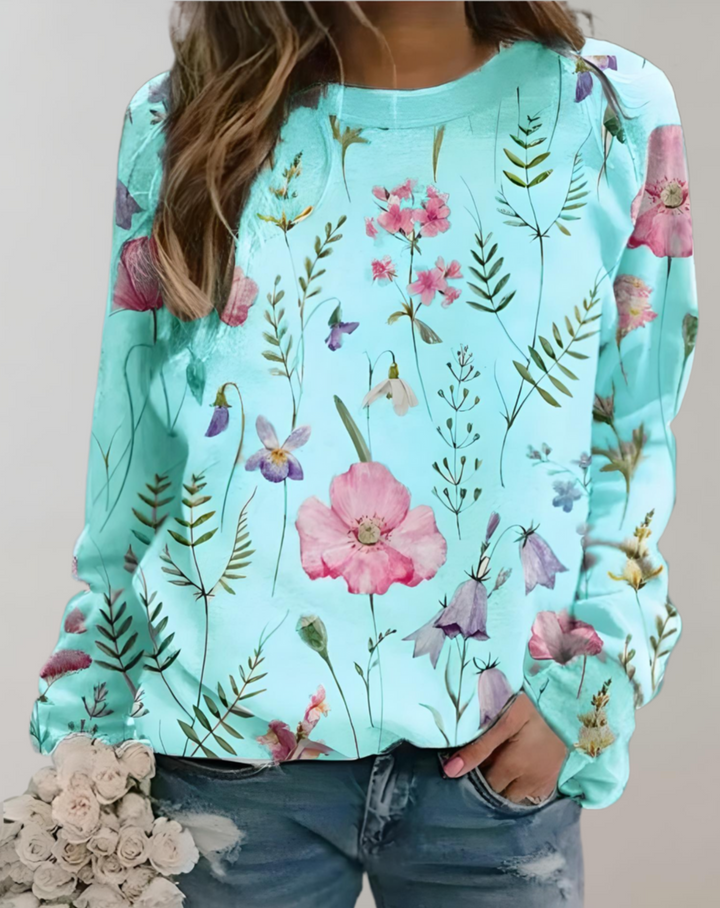 Trendy Luxurious Ladies' Sweater - Isabella-Light Blue-S-State of Style