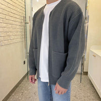 Trendy Men's Gilet with Zip - Lorenzo-Apricot-M-State of Style