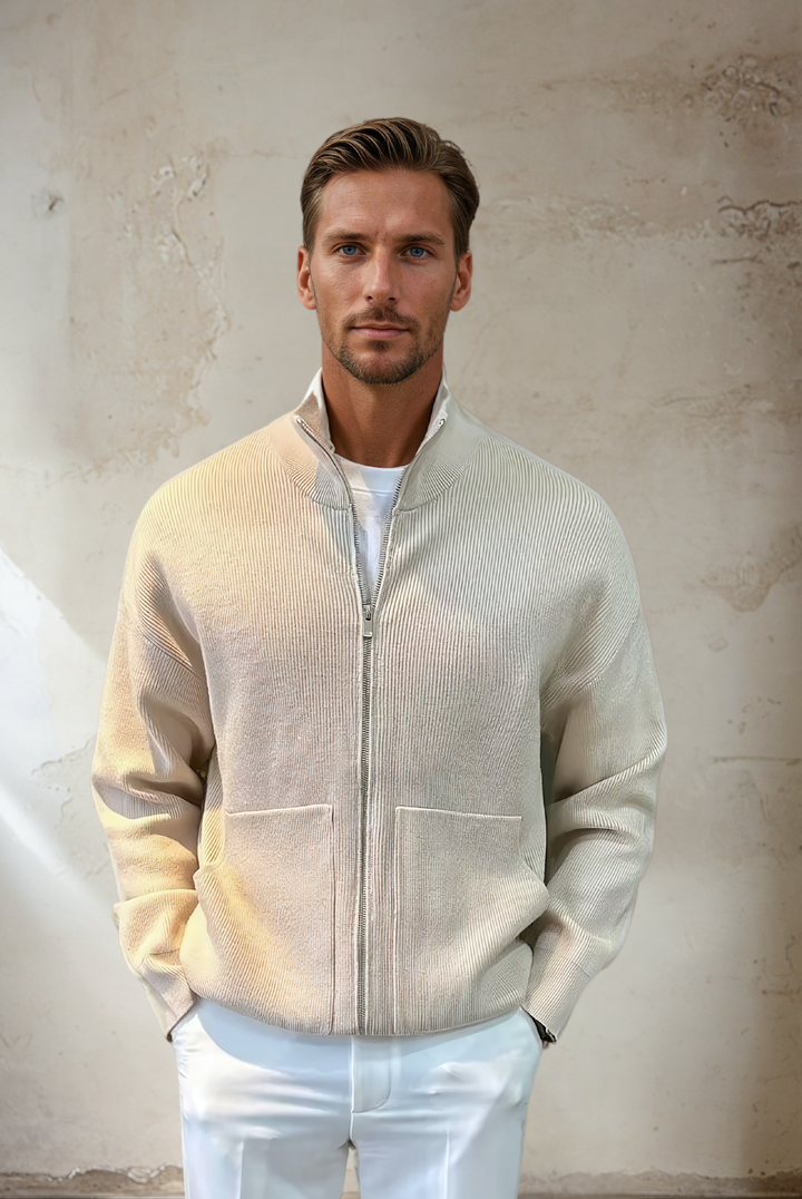 Trendy Men's Jumper - Dean-Apricot-M-State of Style