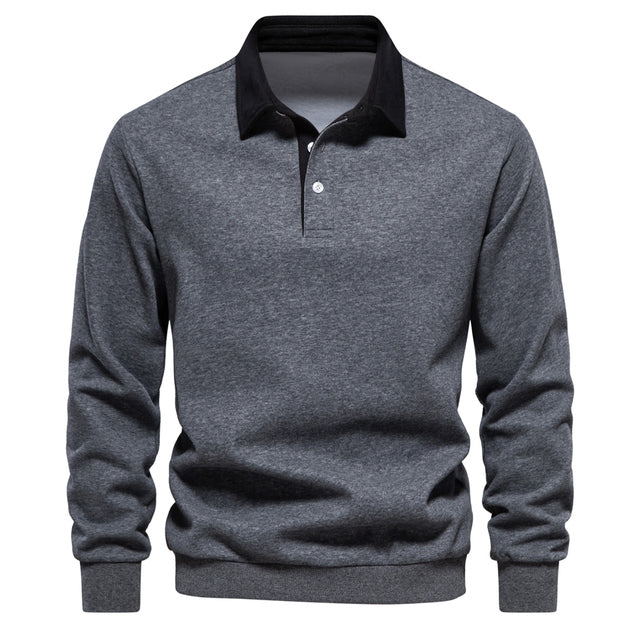 Trendy Men’s Polo Pullover - James-Gray-S-State of Style