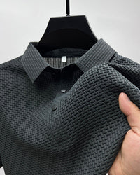 Trendy Men's Polo Shirt – Finn-Grey-M-State of Style