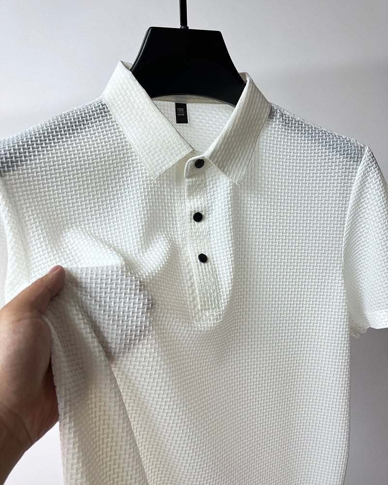 Trendy Men's Polo Shirt – Finn-White-M-State of Style