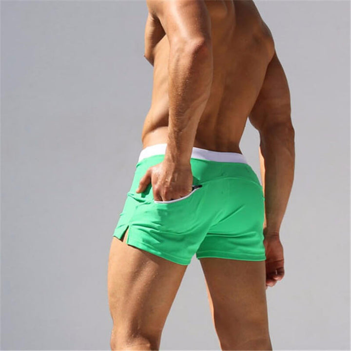 Trendy Men's Swim Shorts – Jace-Black-L-State of Style