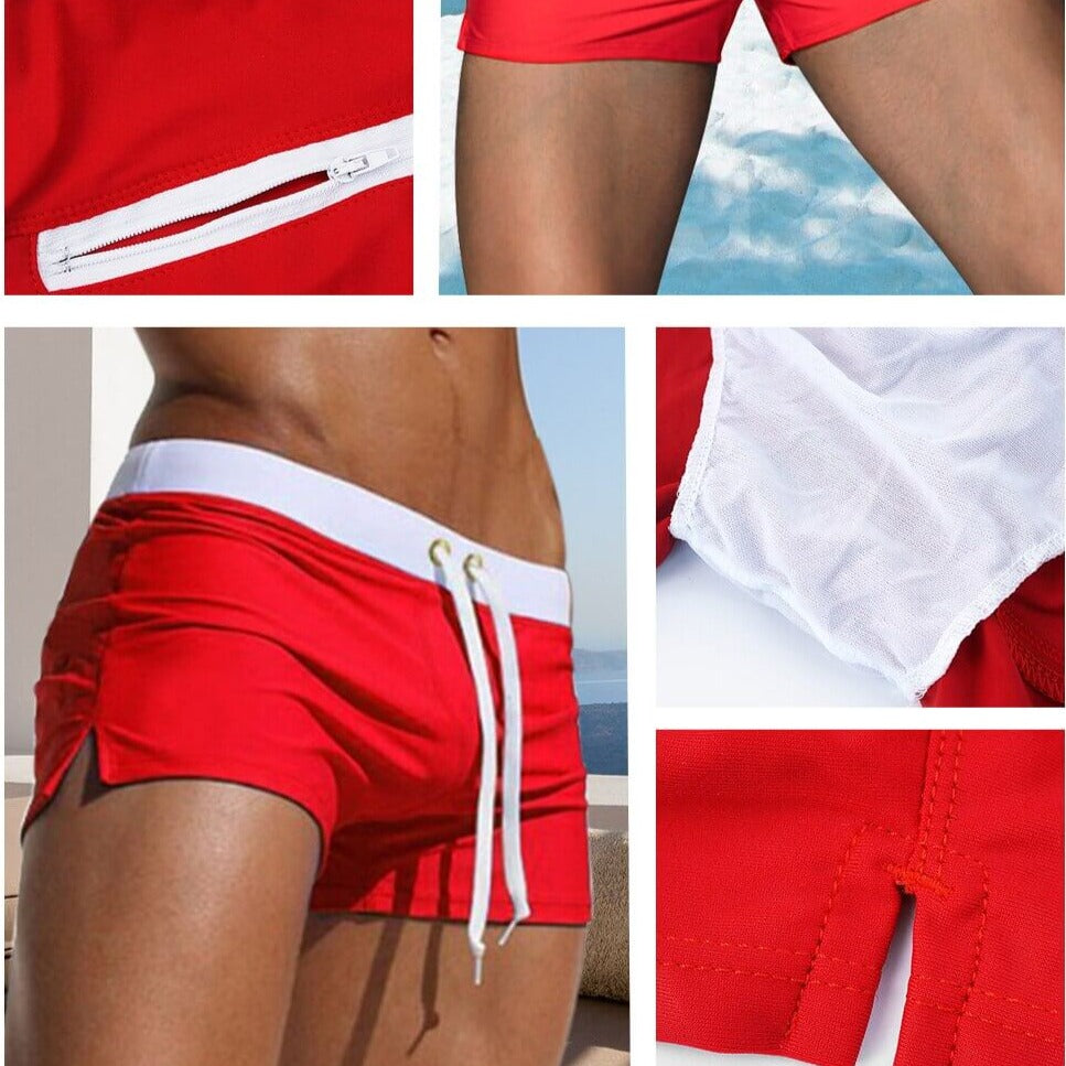 Trendy Men's Swim Shorts – Jace-Black-L-State of Style
