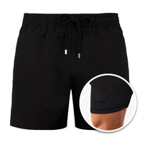 Trendy Men's Swimming Shorts with Print – Julien-Black-S-State of Style