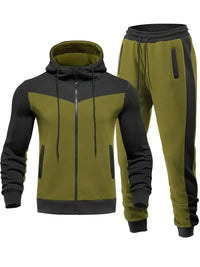 Trendy Men's Tracksuit - ProMotion-Blue White-S-State of Style