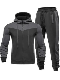 Trendy Men's Tracksuit - ProMotion-Blue White-S-State of Style