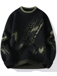Trendy Oversized Knit Jumper - Ethan-Black-XS-State of Style