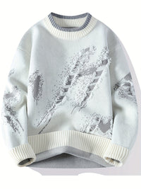 Trendy Oversized Knit Jumper - Ethan-White-XS-State of Style