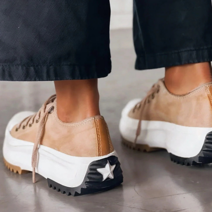 Trendy Platform Sneakers for Women - Nova-White-3-State of Style