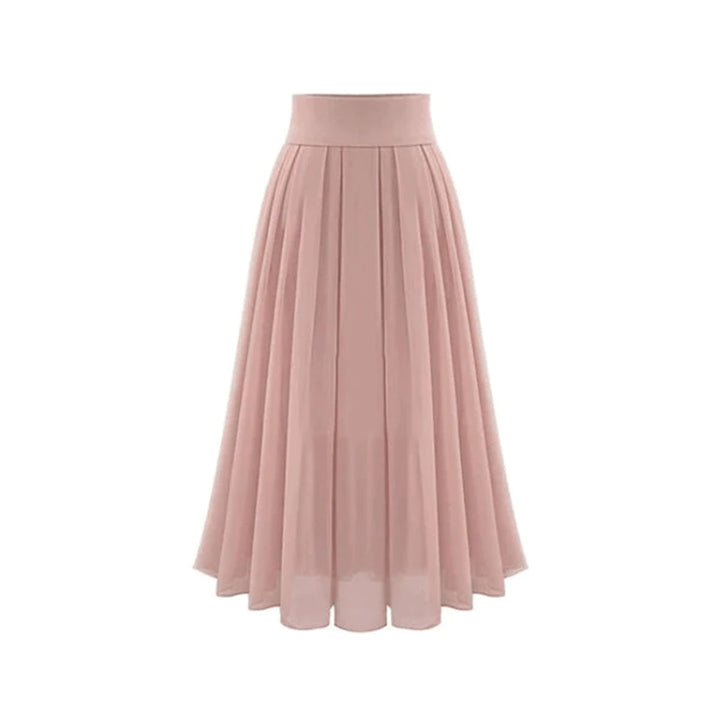 Trendy Pleated Maxi Skirt with High Waist – Mirella-S-State of Style