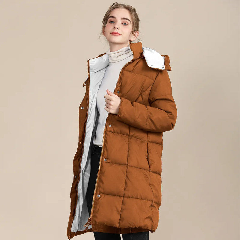 Trendy Quilted Women's Winter Jacket - Elodie-S-State of Style