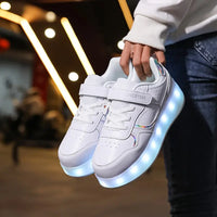 Trendy Roller Skates - GlideGlow-Purple-10 (Kids)-State of Style