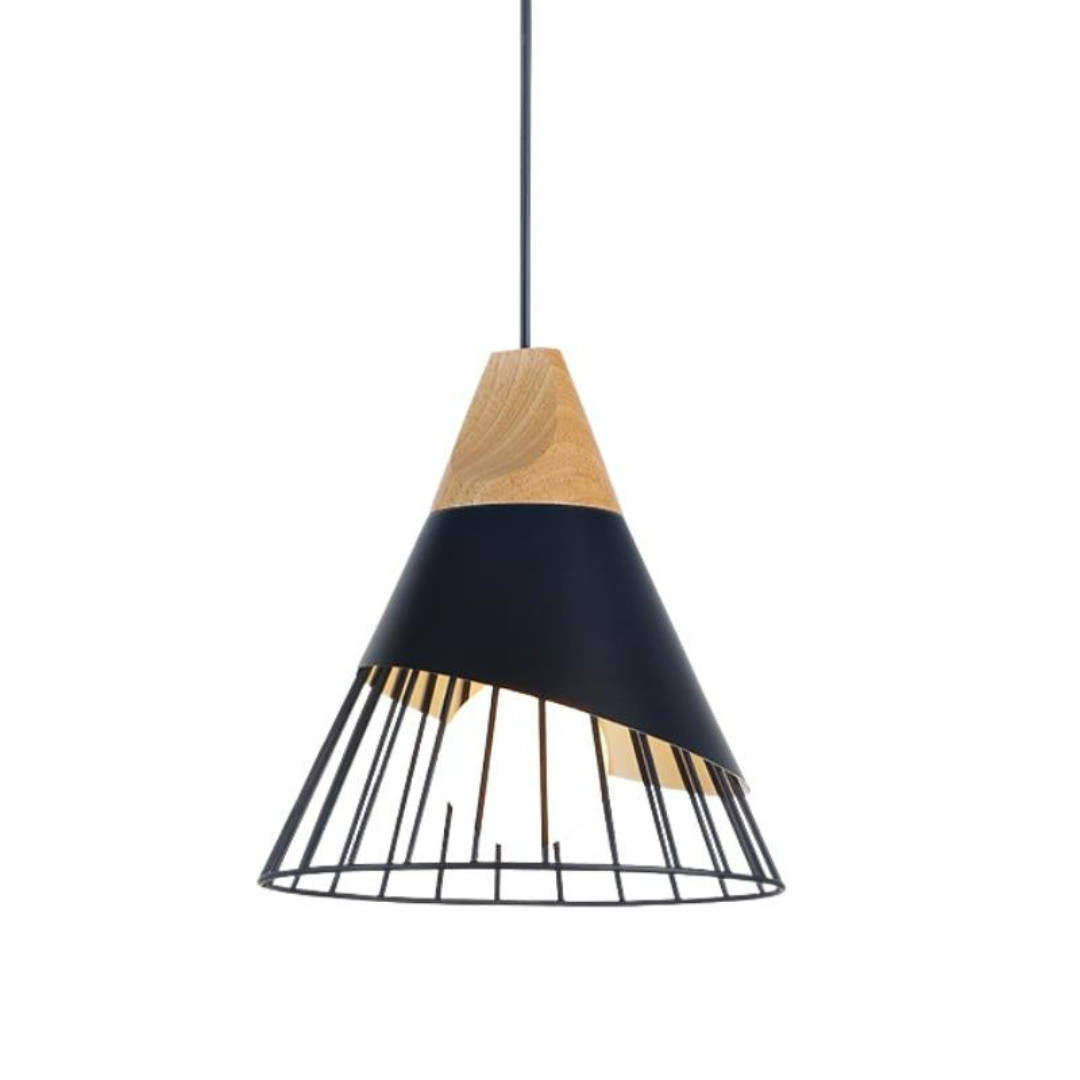 Trendy Scandinavian Industrial Hanging Lamp - UrbanBeam-Black-State of Style