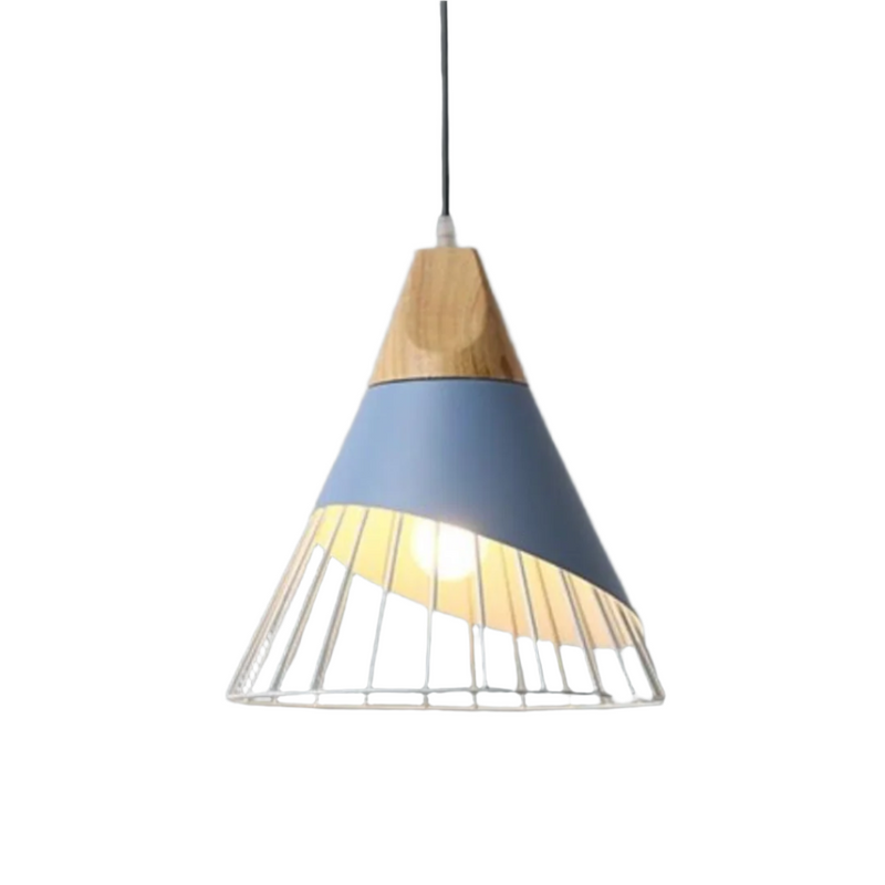 Trendy Scandinavian Industrial Hanging Lamp - UrbanBeam-Blue Mist-State of Style