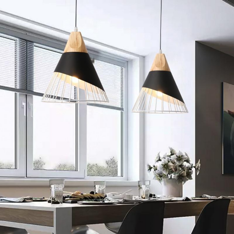 Trendy Scandinavian Industrial Hanging Lamp - UrbanBeam-Rusty Orange-State of Style