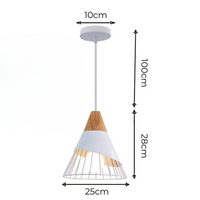 Trendy Scandinavian Industrial Hanging Lamp - UrbanBeam-Rusty Orange-State of Style