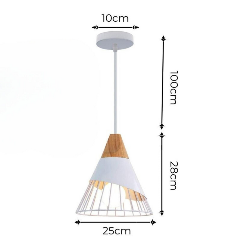Trendy Scandinavian Industrial Hanging Lamp - UrbanBeam-Rusty Orange-State of Style